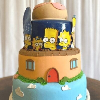 BOLO CENOGRÁFICO - OS SIMPSONS - Imagem 2