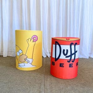 MESA CILINDRO C/ CAPA - SIMPSONS