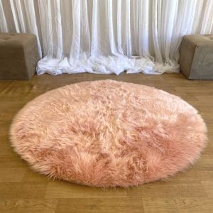 TAPETE ROSA FELPUDO
