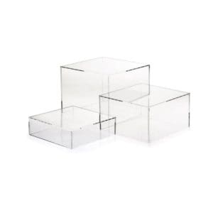 CUBO DE ACRÍLICO P/DOCES