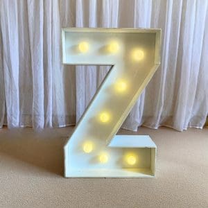 LETRA Z DE LED (MDF)
