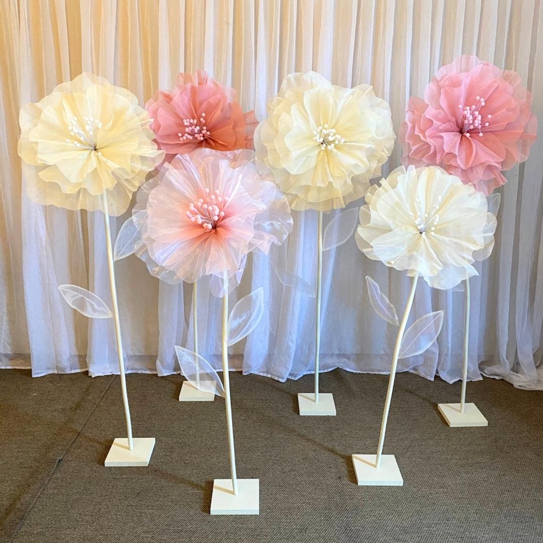 FLORES DE ORGANZA