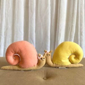 PELÚCIAS - BOSQUE - CARACÓIS EM FELTRO