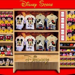 TECIDO SUBLIMA&Ccedil;&Atilde;O - PAINEL RETANGULAR - LOJA DISNEY