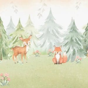 TECIDO SUBLIMA&Ccedil;&Atilde;O - PAINEL RETANGULAR - BOSQUE