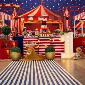 TECIDO SUBLIMA&Ccedil;&Atilde;O - PAINEL RETANGULAR - CIRCO TENDA