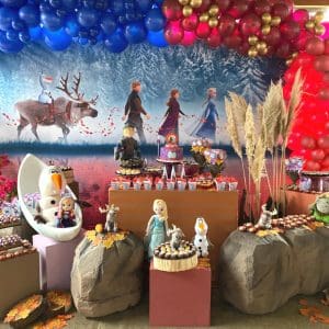 TECIDO SUBLIMA&Ccedil;&Atilde;O - PAINEL RETANGULAR - FROZEN 2