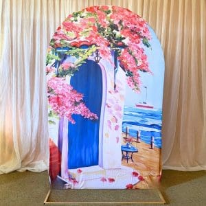 PAINEL ROMANO C/TECIDO SUBLIMA&Ccedil;&Atilde;O - GR&Eacute;CIA