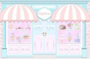 TECIDO SUBLIMA&Ccedil;&Atilde;O - PAINEL RETANGULAR - DOCERIA