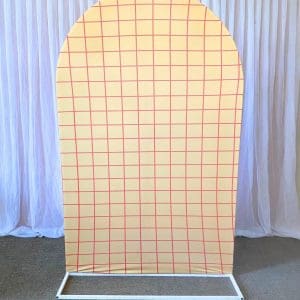 PAINEL C/ TECIDO - AMARELO E VERMELHO